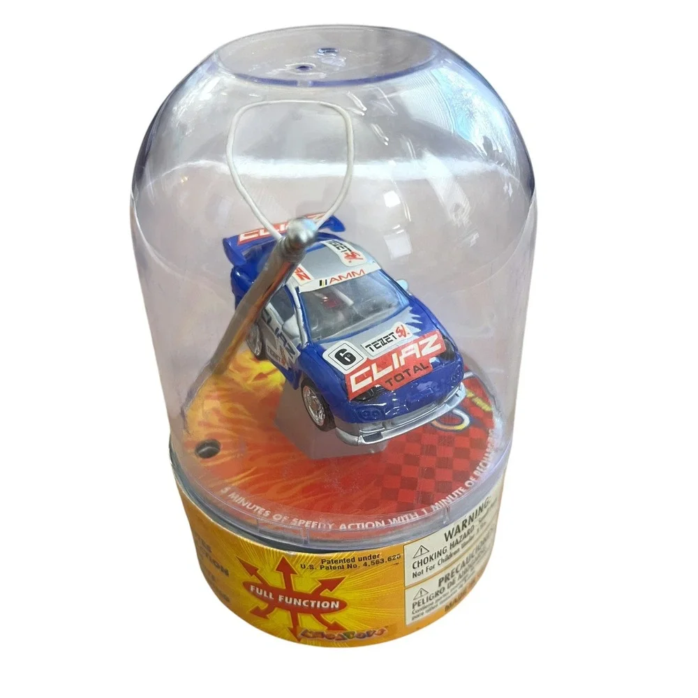Charge-N-Go Mini Racer Blue Radio Controlled RC Car Full Function Model 9976 NIB